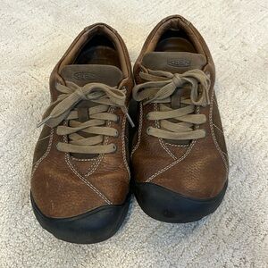 Keen | Women’s Presidio Brown Leather Shoes 8.5